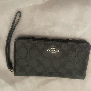 Coach Black Signature Wallet